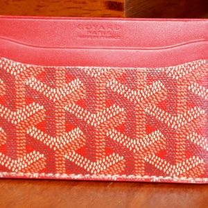 Goyard Card Holder - Red